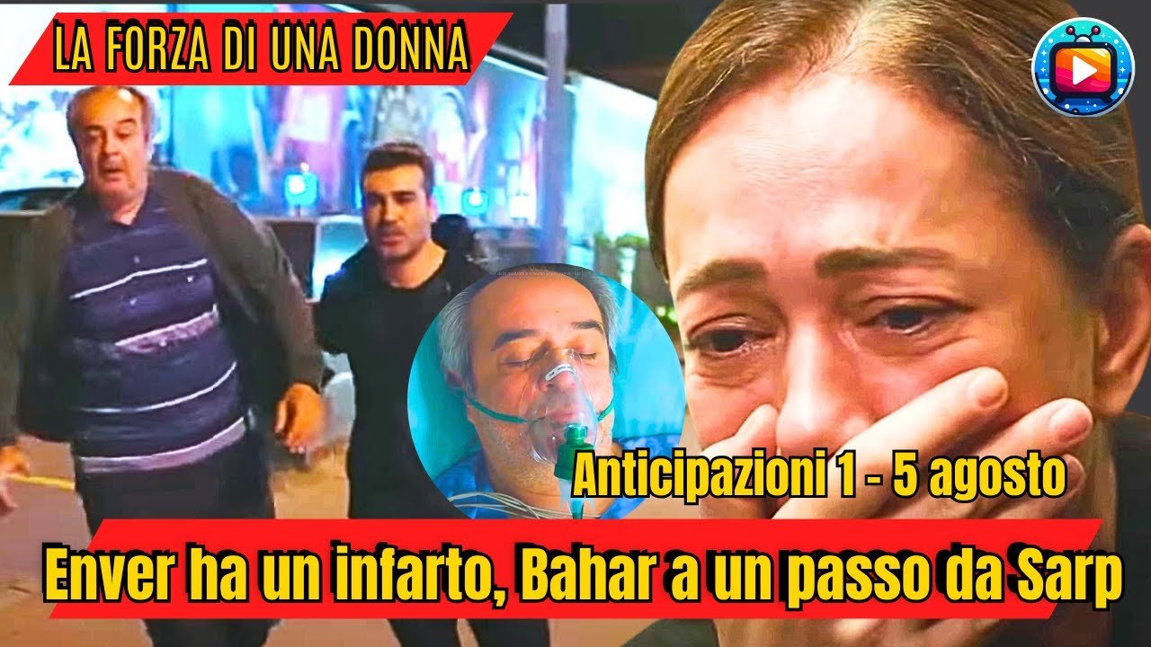 Un uomo anziano si porta la mano al petto in una strada notturna