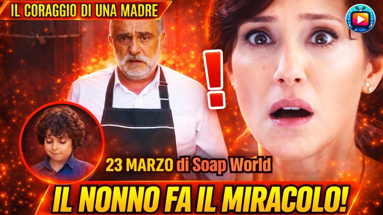 Seyit Ali anziano, capelli e barba bianchi, camicia chiara e grembiule da bottega, con lo sguardo severo; accanto il volto di Melek con gli occhi sbarrati e la bocca aperta; in basso, dentro un tondo, il piccolo Seyit Ali dai capelli ricci a testa bassa, su uno sfondo di scintille arancioni